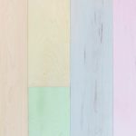 Parquet peint dans toutes les couleurs